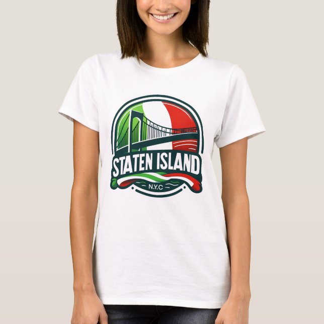 Camiseta Staten Island - T-Shirt Italiano (Frente)