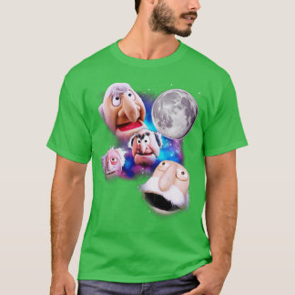 Camiseta Statler e Waldorf Heckle na Lua