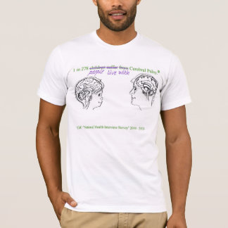 Camiseta Stats da paralisia cerebral
