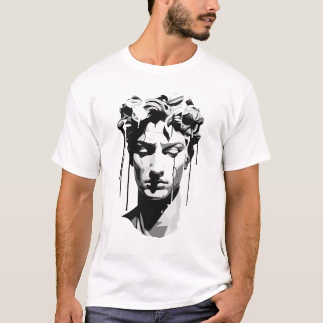 Camiseta Statue of David by Michelangelo (Frente)
