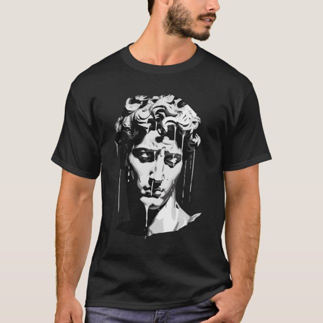 Camiseta Statue of David by Michelangelo (Frente)