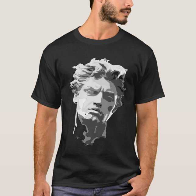 Camiseta Statue of David by Michelangelo (Frente)