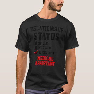 Camiseta Status de Relacionamento do Assistente Médico