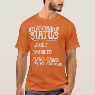 Camiseta Status de Relacionamento Video Games Presente engr