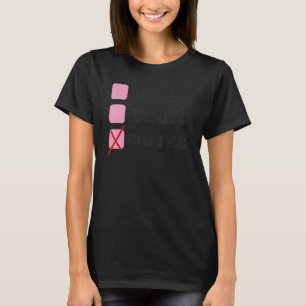 Camiseta Status de Verificação de Relação de Café Obtido pe