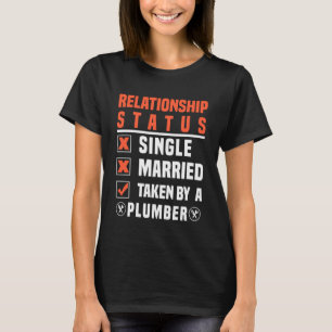 Camiseta Status do Relacionamento Do Canalizador Obtido Por