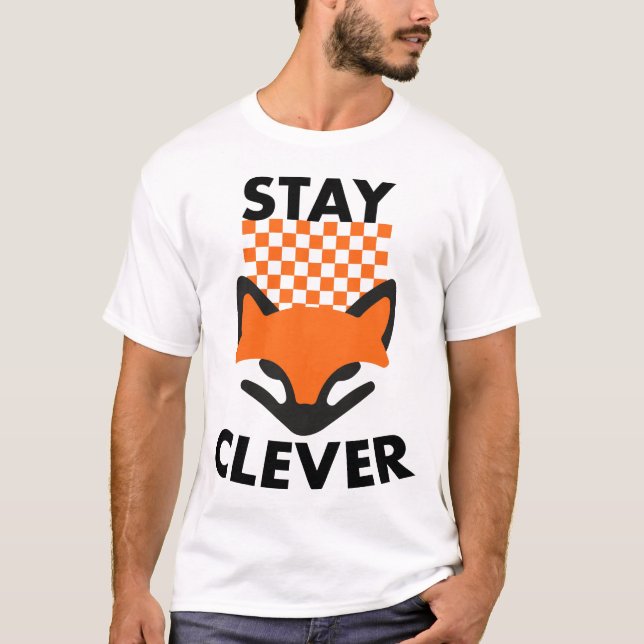 Camiseta Stay Clever Fox (Frente)