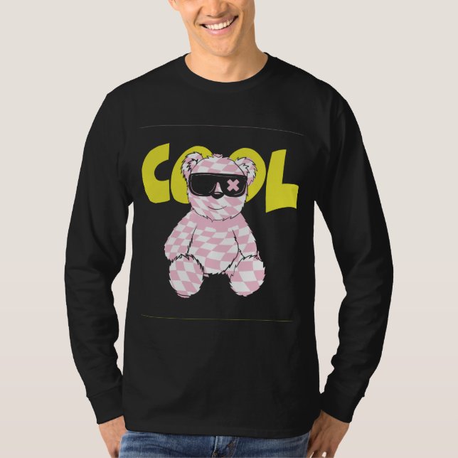 Camiseta Stay Cool Teddy Bear (Frente)