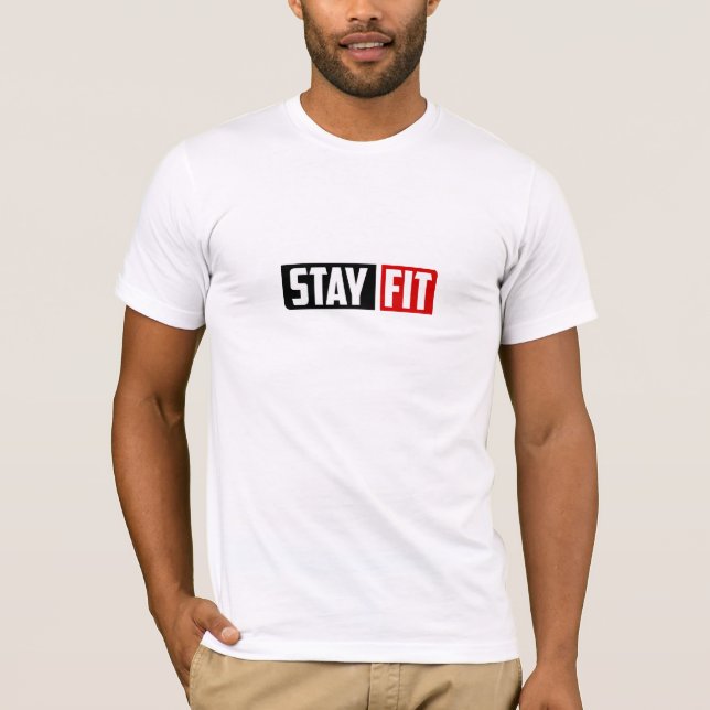 Camiseta Stay Fit - Gym T-Shirt (Frente)