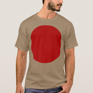 Camiseta Stay Free Blank Red Stylish Circle Novelty Graphic