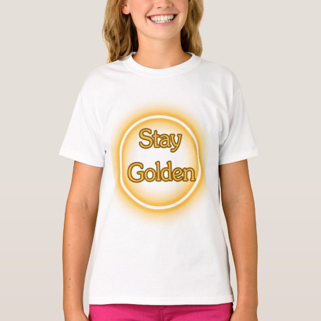 ✨ Camiseta Stay Golden (Frente)