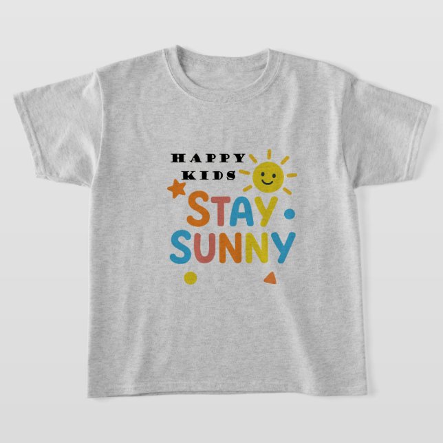 Camiseta Stay HAPPY KIDS T shirt (Postura )