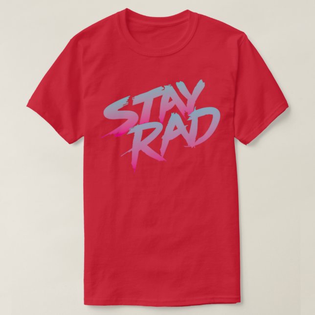 CAMISETA STAY RAD (Frente do Design)