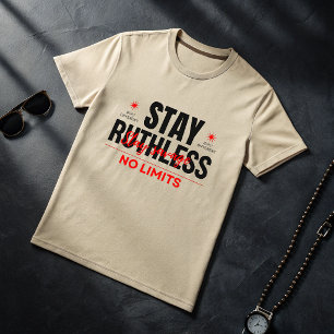 Camiseta Stay Ruthless No Limits   Savage Alpha Gy