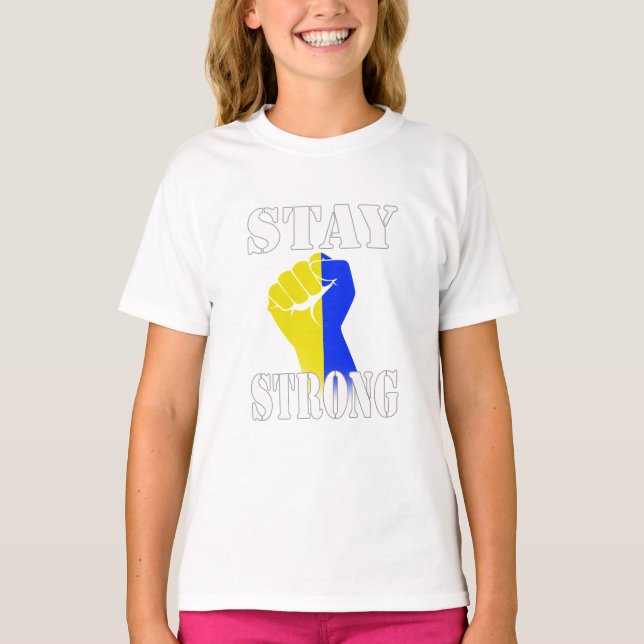 Camiseta Stay Strong - Ukraine  (Frente)