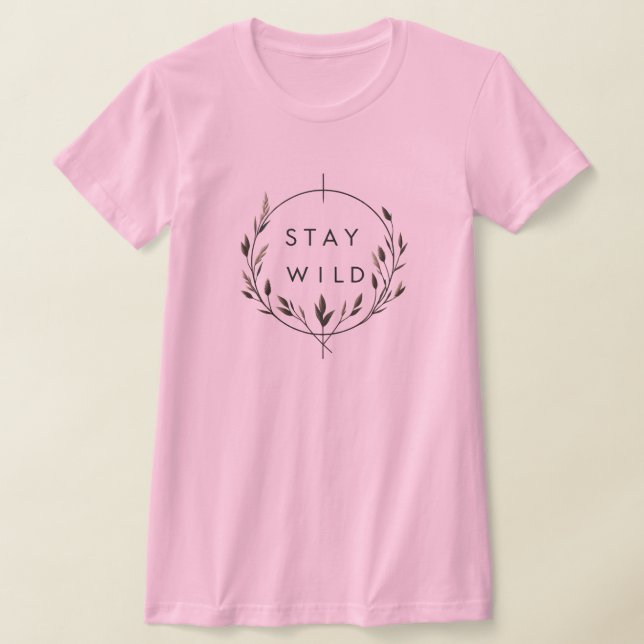 Camiseta Stay wild (Postura )