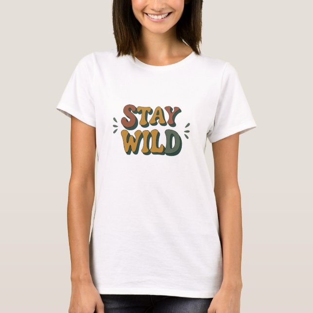 Camiseta Stay wild (Frente)