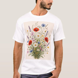 Camiseta Stay Wild | Vintage Wild Herbs Botanical Design