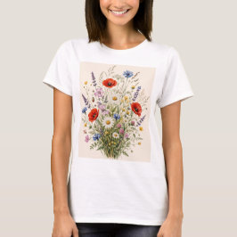 Camiseta Stay Wild | Vintage Wild Herbs Botanical Design