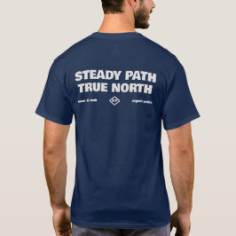 Camiseta Steady Path True North Simple Text T-Shirt