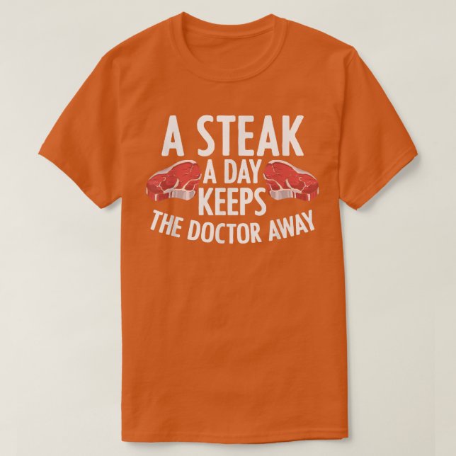 Camiseta Steak Carnivore Grilling Master Meat Eater Meat Lo (Frente do Design)