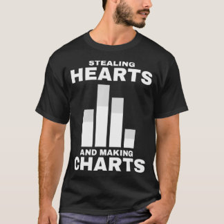 Camiseta Stealing Hearts Statistics Shirt - Funny Data Anal