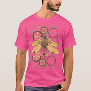 Camiseta Steam Punk Dragonfly Mecânica Victoriana Steampun