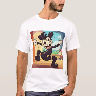 Camiseta Steamboat Spright: Um Rato Retro Alegre