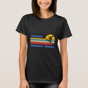 Camiseta Steamboat Springs Colorado Esqui Esquiador Ski Vin