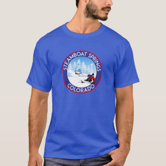 CAMISETA STEAMBOAT SPRINGS COLORADO SKI BIKE HIKE MOUNTAINS