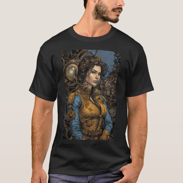 Camiseta Steampunk Adventure (Frente)
