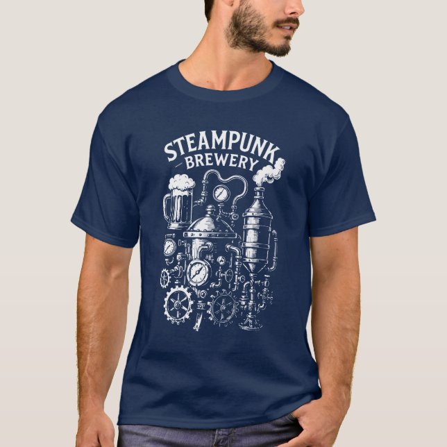 Camiseta steampunk brewery (Frente)