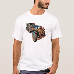 Camiseta Steampunk Cars - fantástica vintage Duesenberg 192