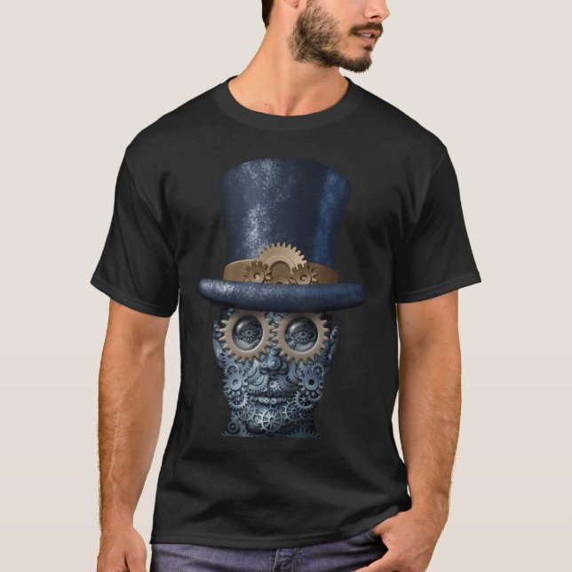 Camiseta Steampunk e punk do vapor (Frente)