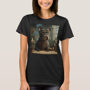 Camiseta Steampunk Frenchie (Edição 1) - Básico Feminino
