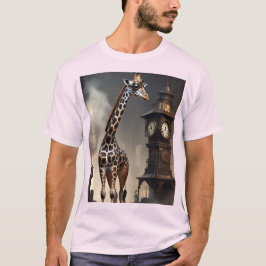 Camiseta Steampunk Giraffe 🦒 🔩 | Estilo Tall Tech