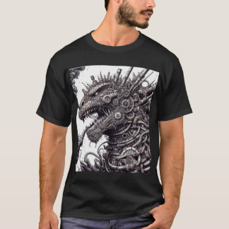 Camiseta Steampunk Godzilla