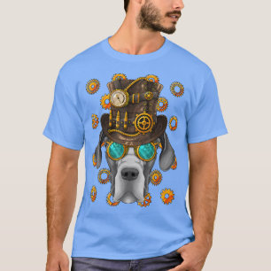 Camiseta Steampunk Great Dane Medieval Victorian Steam Powe
