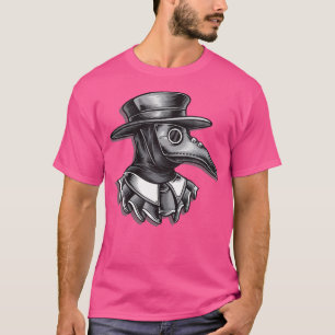 Camiseta Steampunk Horror Vintage Tarot Pestilence Plague D
