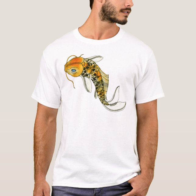 Camiseta Steampunk Koi (Frente)