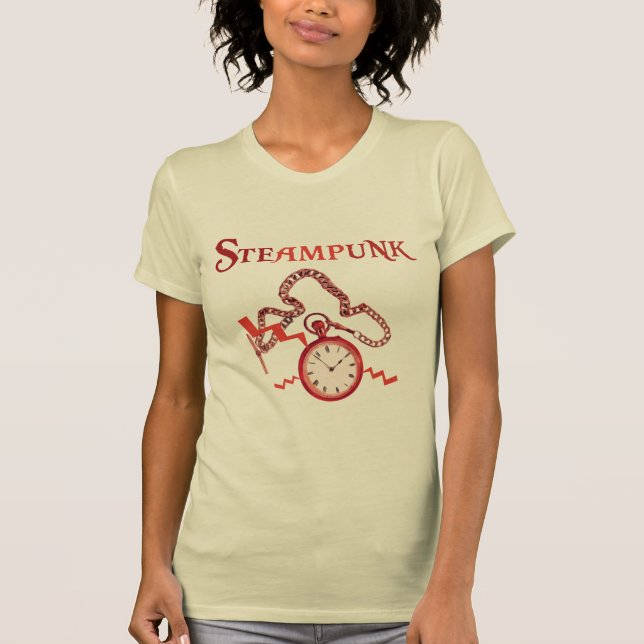Camiseta Steampunk Pocketwatch (Frente)