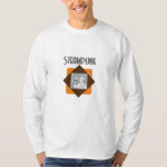 Camiseta Steampunk Smartphone Science-Fiction T-Shirt<br><div class="desc">Smartphone steampunk de ficção científica do passado.</div>