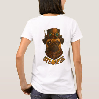 Camiseta Steampunk SteamPug T Shirt - unique Steampunk dog!