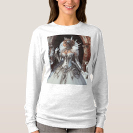 Camiseta Steampunk Victorian Industrial Winter Ice Queen