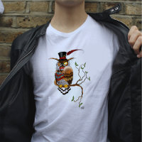 Steampunk Victorian Owl