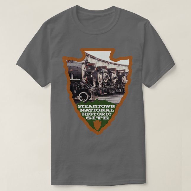 Camiseta Steamtown National Historic Site arrowhead 1 (Frente do Design)