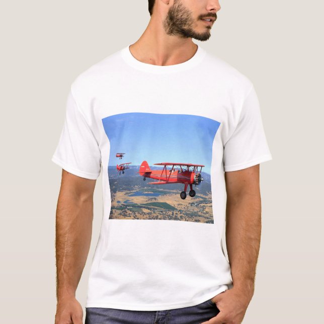 Camiseta Stearman, PT-17, aviação 1943_Classic (Frente)