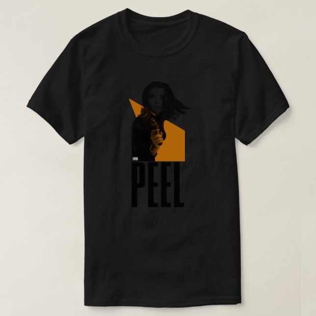Camiseta Steed e a Sra. Peel Mens Clássica T-Shirt (Frente do Design)