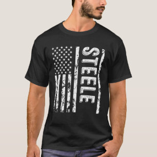 Camiseta Steele Sobrenome Funny Surname Equipe Steele Famíl