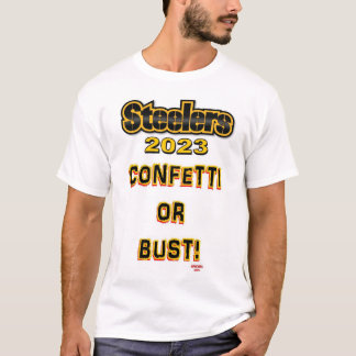 Camiseta Steelers Confetti ou Bust